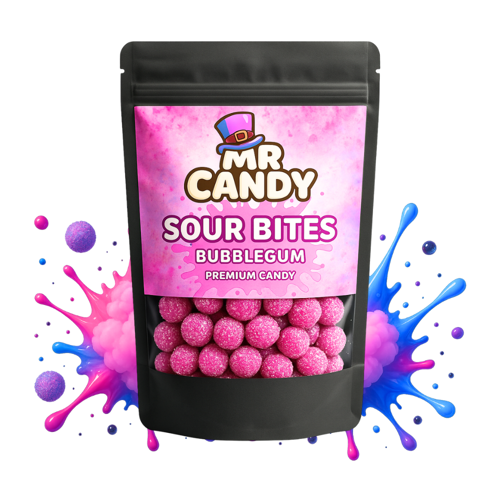 Mr Candy Sour Bites Viral Żelki Blue Rasberry