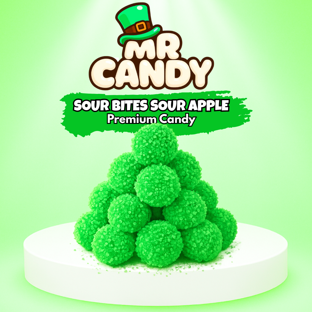 Mr Candy Sour Bites Viral Żelki Blue Rasberry